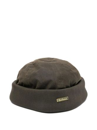 Barbour cotton ribbed-brim hat - men - Cotton - M - Green