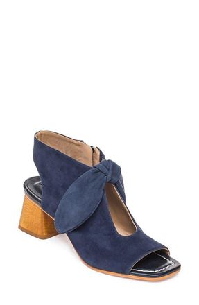 Bernardo Lizzie Sandal in Navy Suede at Nordstrom, Size 8.5