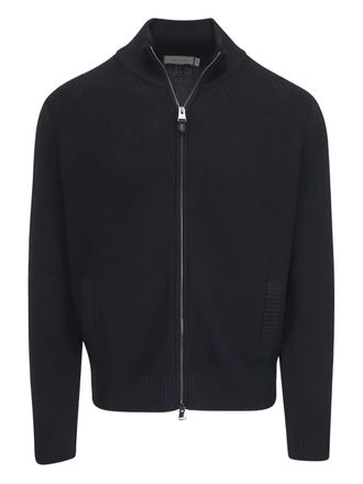 Canali zip-up cardigan - Blue