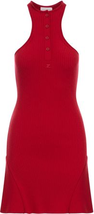Courrèges Red Viscose Blend Dress