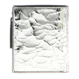 Maison Margiela Wallets & Cardholders, female, Gray, ONE SIZE, Broken Mirror Flap Wallet