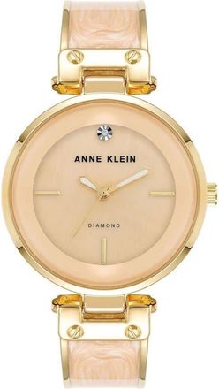 Anne Klein Bangle Gold-tone Dial Ladies Watch AK/2512CRGB
