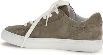 Brunello Cucinelli Womens Suede Sneakers Precious Loop Safari Trainers
