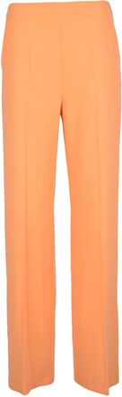 Patrizia Pepe broek - Dames - Straight fit broeken - Oranje - M - Polyester - Broeken