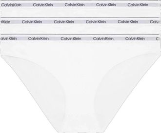 Calvin Klein Stijlvolle katoenen hipsterondergoed - Dames - Onderbroek - Wit - XL - Katoen - Ondergoed
