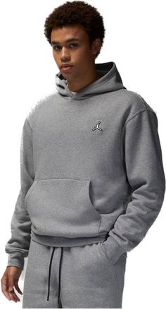 Nike Jordan Air Jordan Logo Popover Hoodie Grey DQ7466-091