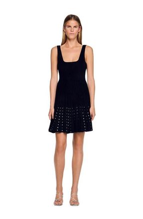 Sandro Short rhinestone dress in Black at Nordstrom, Size 42 Eu