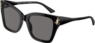 Jimmy Choo London JC5012 Polarized 500081 Womens Sunglasses Black Size 54