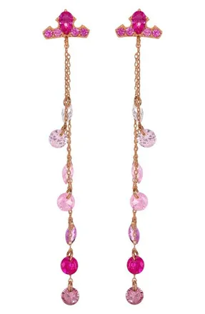 Girls Crew Disney Aurora Crown Drop Earrings in Pink/rose Gold at Nordstrom