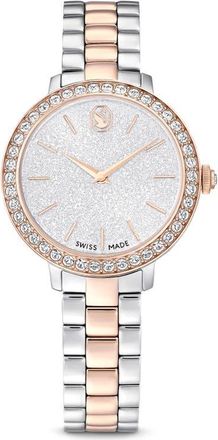 Swarovski Matrix Bracelet Watch, 30mm in Silver/gold at Nordstrom