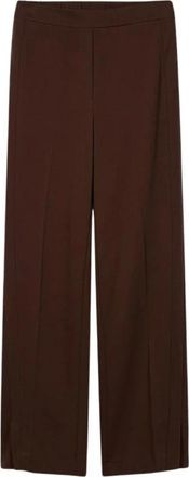 Luisa Cerano Pantalon 0782 - Dames - Wijde Broeken - Bruin - 2XL - Broeken
