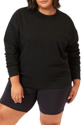 Threads 4 Thought Invincible Fleece Sweatshirt in Black at Nordstrom Rack, Size 2 X