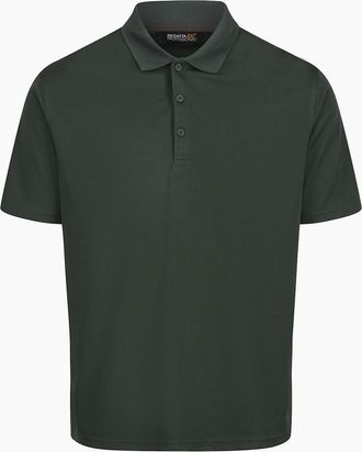 Regatta Mens Regatta Professional Mens Moisture Wicking Polo Shirt - Green - Size: 46