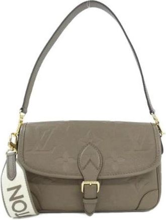 Louis Vuitton Pre-owned Monogram Empreinte Diane Schoudertas - Dames - Vintage Schoudertas - Grijs - ONE Size - Vintage