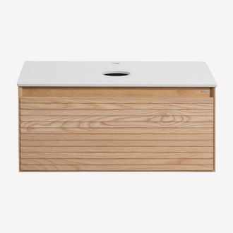 Sklum Sklum - Conjunto De Mueble De Ba&ntilde;o En Madera De Fresno Tedrik