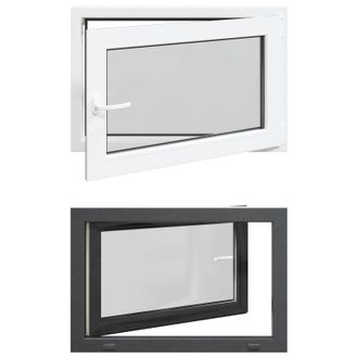 vidaXL Vidaxl Finestra Seminterrato A Ribalta E Scorrimento Risor 90 X