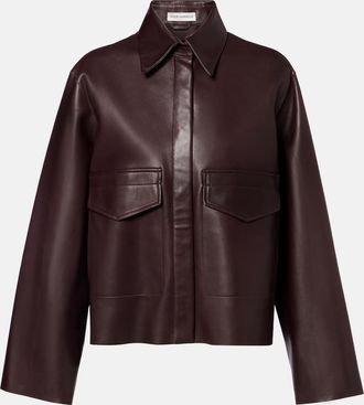 Nour Hammour Darcy leather jacket