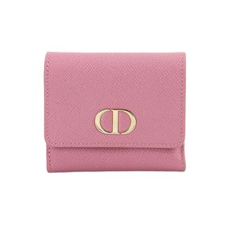 Dior Pink Leather Wallet (Tri-Fold) (Pre-Owned)