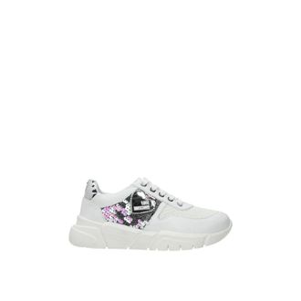 Love Moschino Sneakers, female, White, 5 UK, White Fabric Side Detail Trainers