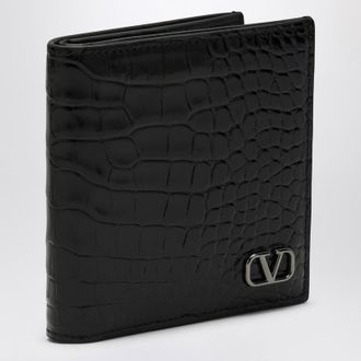 Valentino Garavani Signature VLogo Wallet Black