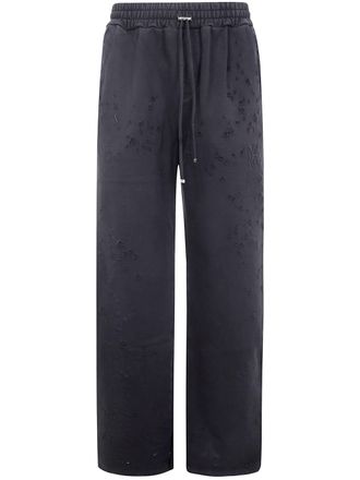 Amiri Ma Shotgun Embroidered Straight Sweatpant