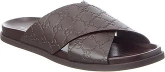 Gucci Gg Leather Sandal