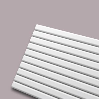 NMC Nmc - 3d Revestimiento Mural Canel&eacute; L Arstyl Noel Marquet Perfil De Estuco Elemento Decorativo Dise&ntilde;o Moderno Blanco 2 M