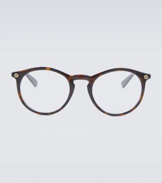 Gucci Round-frame acetate glasses