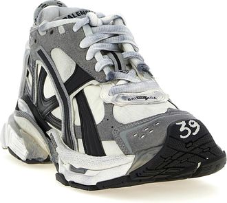 Balenciaga Womens Gray Polyethylene Athletic Sneakers