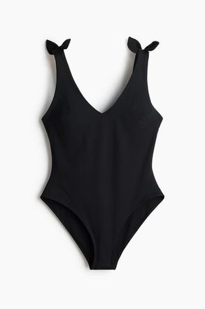 H&M Padded-cup Swimsuit in Black at Nordstrom, Size X-Small
