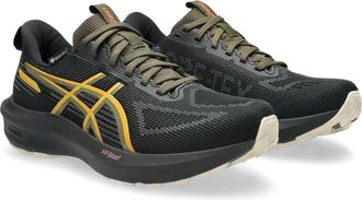 Asics Laufschuh ASICS GT-1000 14 GORE-TEX, Damen, Gr. 37,5, schwarz (schwarz, sandstorm), Textil, Schuhe Laufschuh, f&uuml;r mehr Stabilit&auml;t, wasserdicht