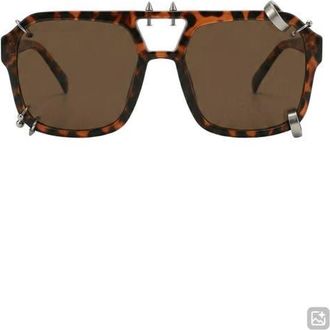 Fifth and Ninth Darcy 55mm Aviator Sunglasses in Torte/brown at Nordstrom