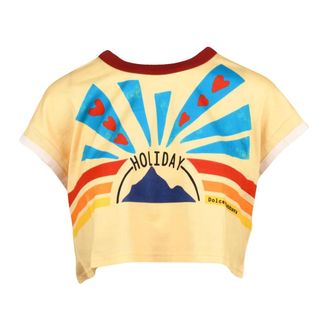 Dolce & Gabbana Dames, Tops, Beige, Maat: XL Katoen