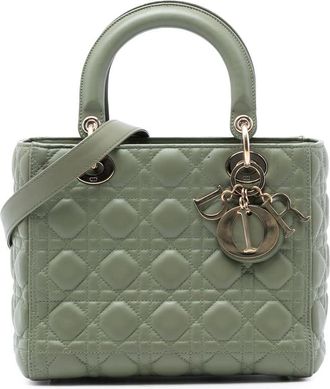 Dior Pre-owned Dior Medium Lambskin Cannage Lady Dior 29-MA-0220