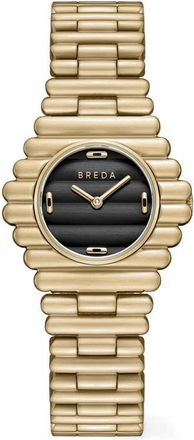 Breda The Coda Bracelet Watch, 32mm in 18K Gold Plated/black at Nordstrom