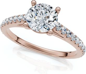 Pompeii3 1.30Ct Diamond Engagement Ring 14k Gold Lab Grown