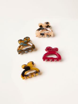 Fat Face FatFace Multi 4 Pack Mini Claw Clips