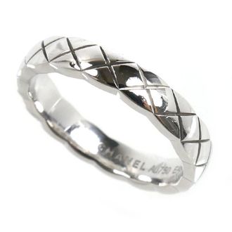 Chanel White Gold (18K) Band Ring (Pre-Owned)