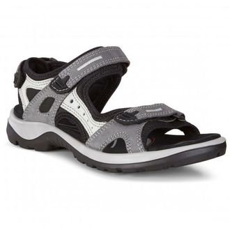 Ecco Offroad Yucatan Sandal Sandalen f&uuml;r Damen | grau/schwarz