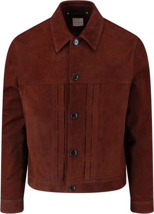 Paul Smith Brown Classic Collar Suede Jacket