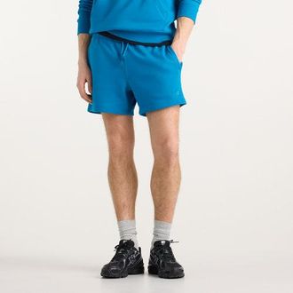 New Balance Uomo Athletics French Terry Short 5 in Blu, Cotone, Taglia 2XL