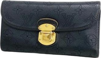 Louis Vuitton Pre-owned Wallets, female, Black, Size: ONE SIZE Pre-owned Fabric Wallet