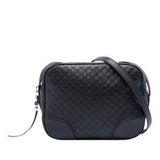 Gucci Pre-owned Cross Body Bags, female, Black, Size: ONE SIZE Pre-owned Vintage Crossbody Bag