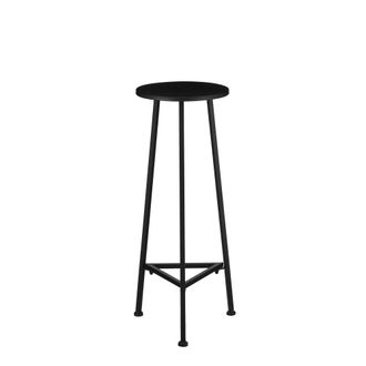 MiCa Decorations Mesa auxiliar de metal negro Alt. 80