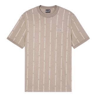 Emporio Armani T-Shirts, male, Brown, Size: XL Short Sleeve T-Shirt