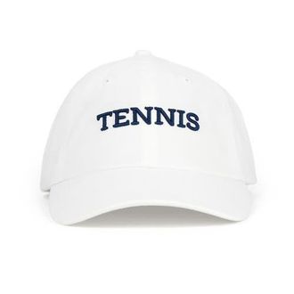 Ame & Lulu Triple Play Hat in White Navy Tennis at Nordstrom