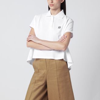 Loewe Cotton Piqu&eacute; Polo With Anagram Embroidery