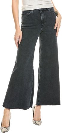 Frame Denim Le Palazzo Radio Raw After Crop Jean