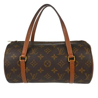 Louis Vuitton Papillon Handbag Monogram Canvas Brown Canvas Handbag (Pre-Owned)