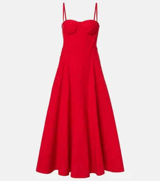 Ralph Lauren Collection Marigot cotton-blend midi dress